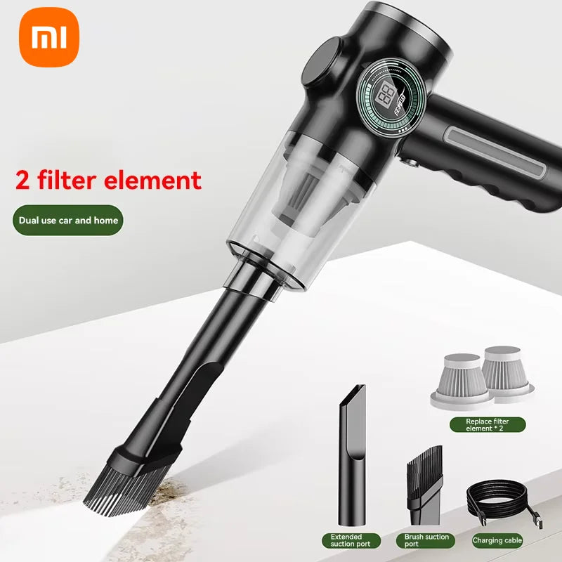 Xiaomi 1290000pa 5 In1 Wireless Car Vacuum Cleaner Portable Handheld Robot Vacuum Cleaner Mini Car Home Dual-use Appliance