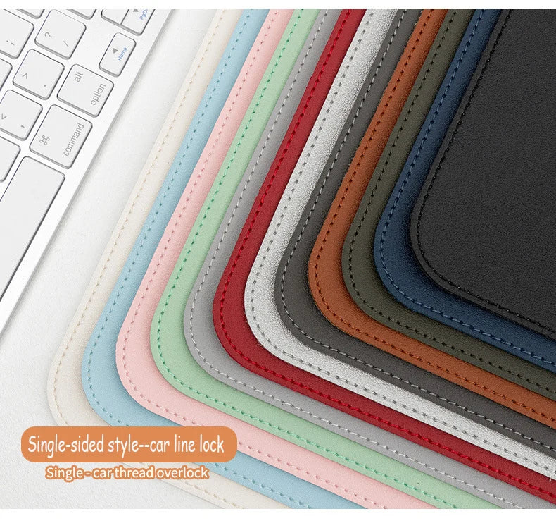 white mousepad Portable Mouse pad large Gaming Waterproof Non-slip PU Suede Desk Mat Computer Keyboard desk pad Mats