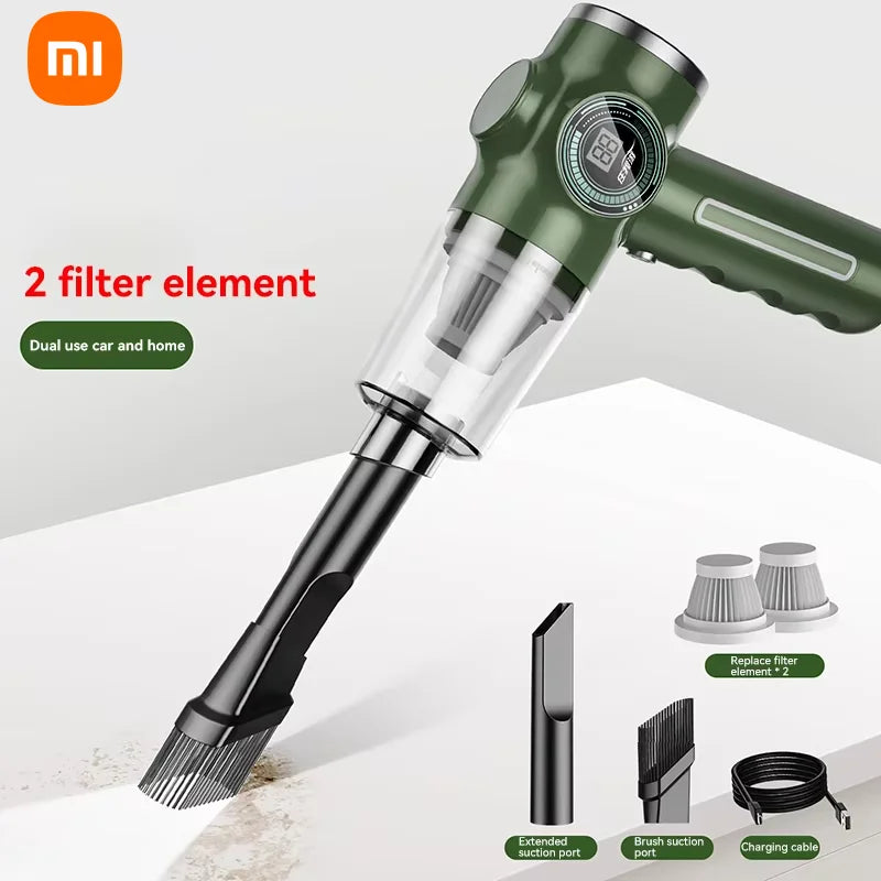 Xiaomi 1290000pa 5 In1 Wireless Car Vacuum Cleaner Portable Handheld Robot Vacuum Cleaner Mini Car Home Dual-use Appliance