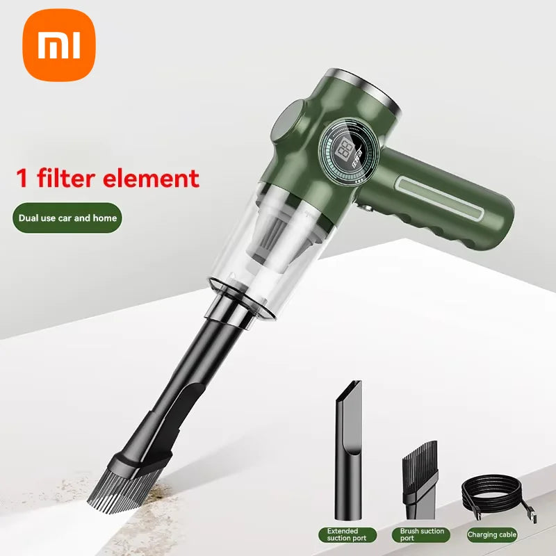 Xiaomi 1290000pa 5 In1 Wireless Car Vacuum Cleaner Portable Handheld Robot Vacuum Cleaner Mini Car Home Dual-use Appliance