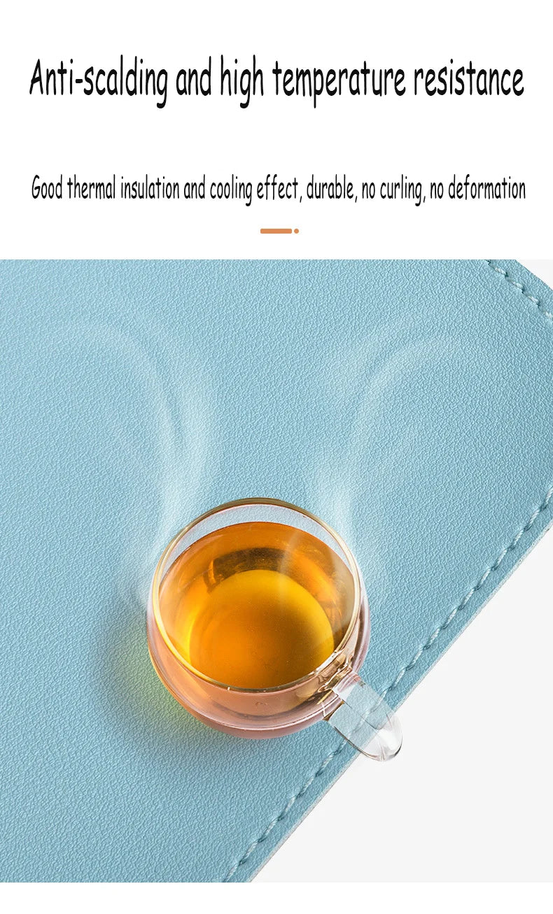 white mousepad Portable Mouse pad large Gaming Waterproof Non-slip PU Suede Desk Mat Computer Keyboard desk pad Mats